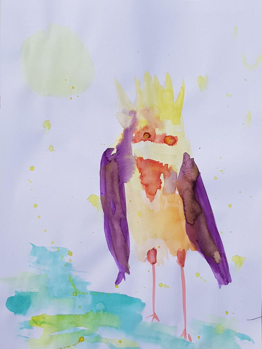 malerei asphalt cowboy